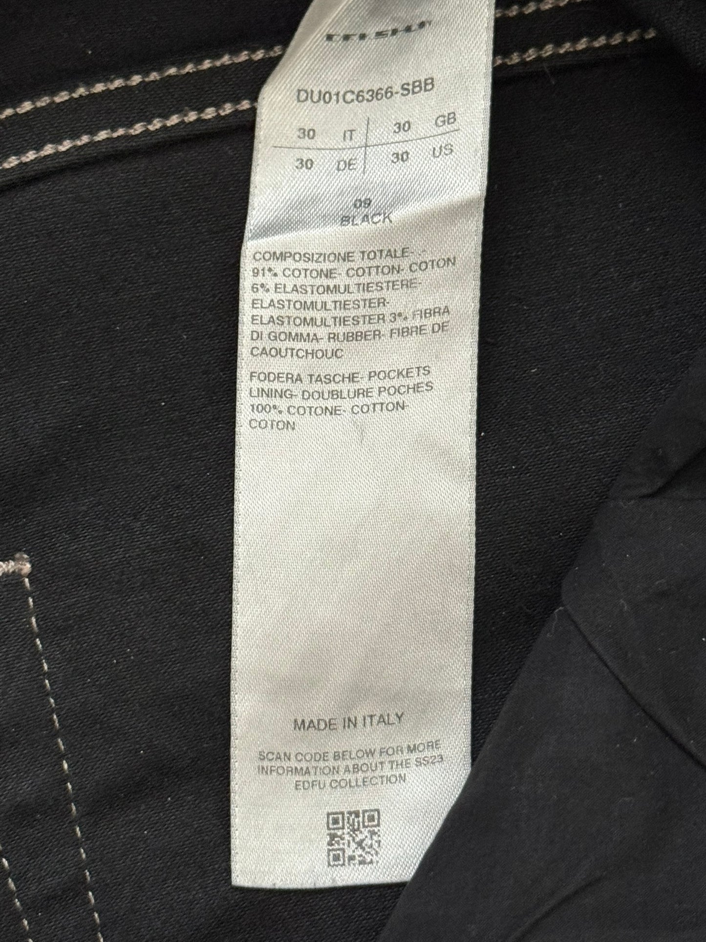 SS23 Rick Owens DRKSHDW Black Waxed Detroit Cut Denim Jeans