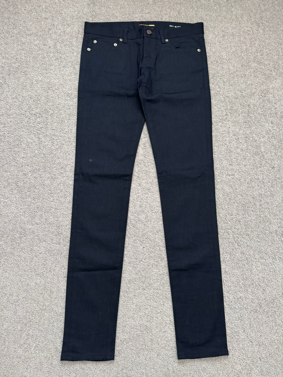 SS14 Saint Laurent by Hedi Slimane Black D01 Denim Jeans
