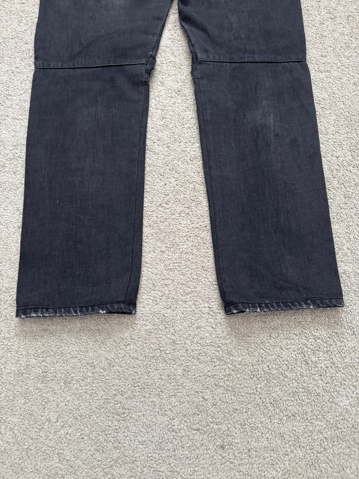 FW11 Balmain by Christophe Decarnin 4 Zip Biker Denim Jeans