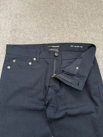 SS14 Saint Laurent by Hedi Slimane Black D01 Denim Jeans