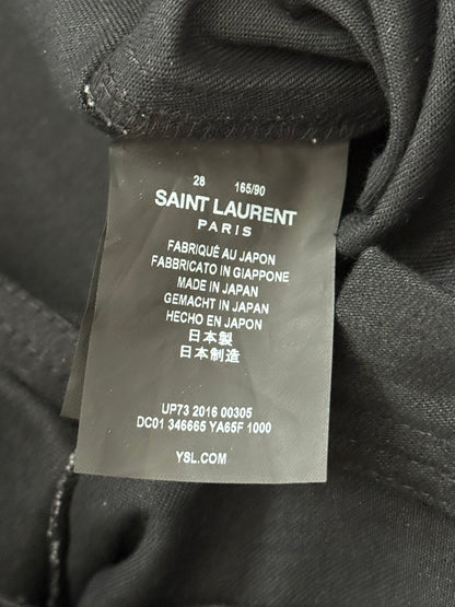 SS14 Saint Laurent by Hedi Slimane Black D01 Denim Jeans