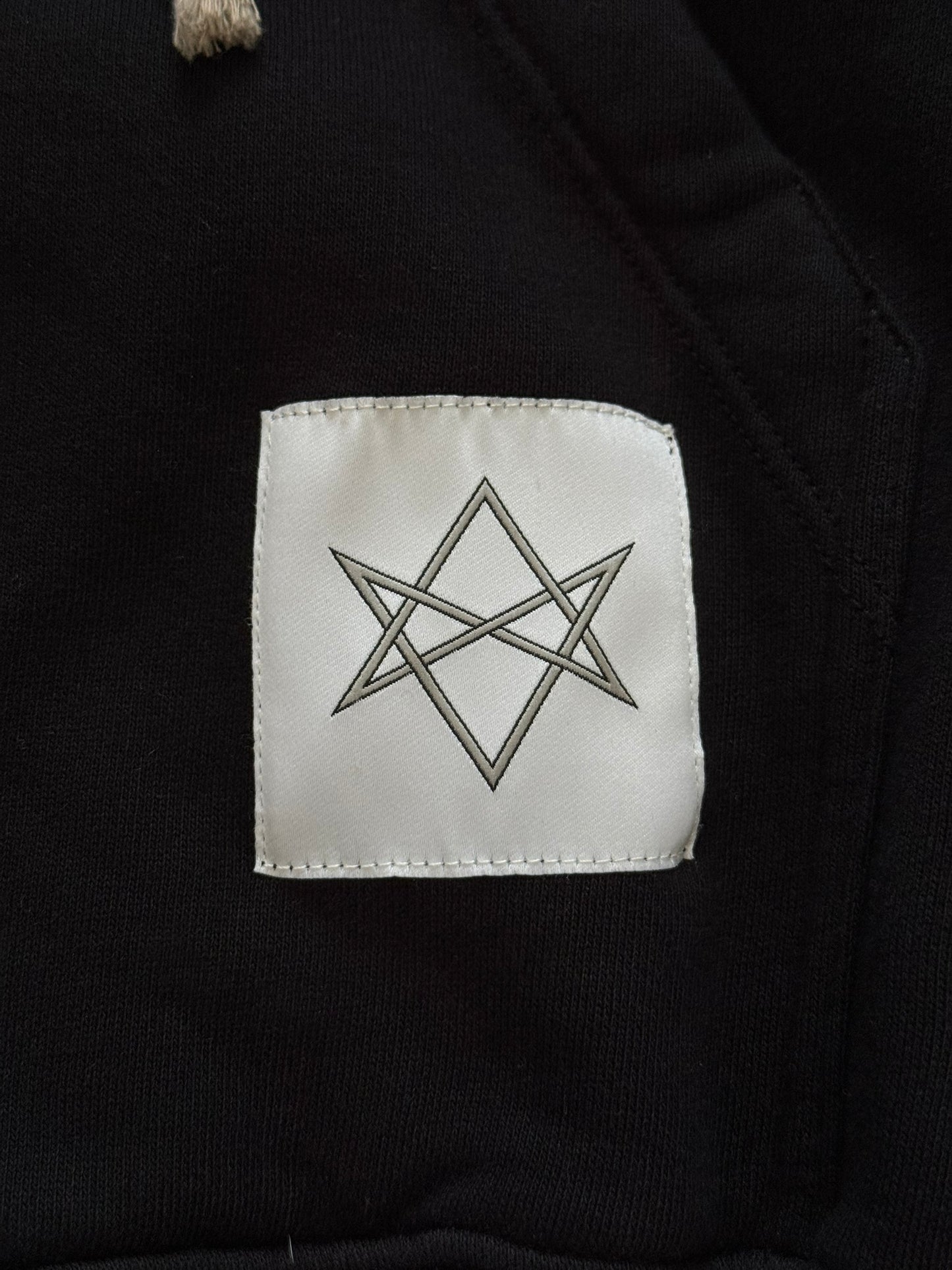 SS18 Rick Owens DRKSHDW Patched Jason Zip Up Hoodie