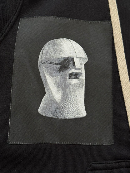 SS18 Rick Owens DRKSHDW Patched Jason Zip Up Hoodie