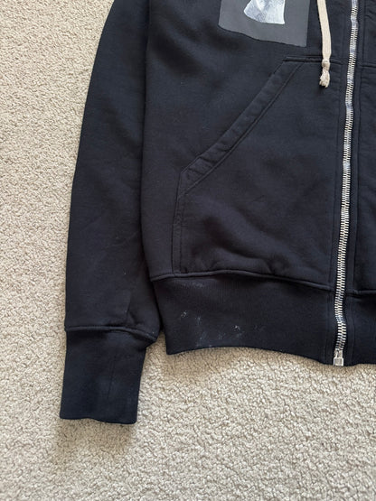 SS18 Rick Owens DRKSHDW Patched Jason Zip Up Hoodie