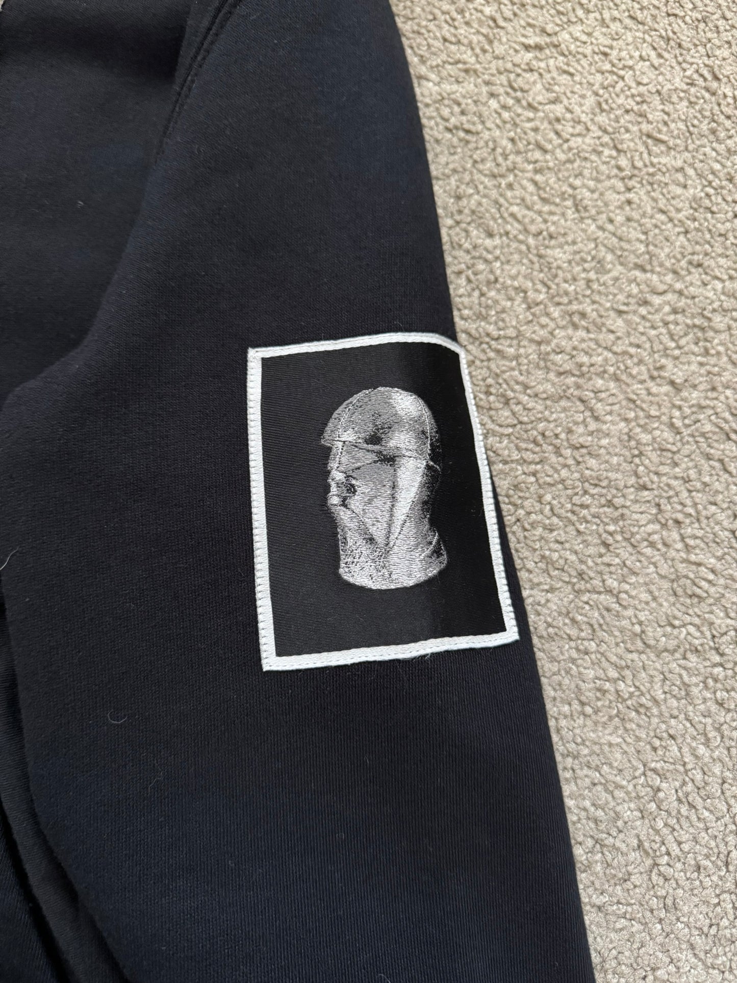 SS18 Rick Owens DRKSHDW Patched Jason Zip Up Hoodie