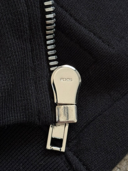 SS18 Rick Owens DRKSHDW Patched Jason Zip Up Hoodie