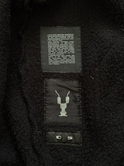 SS18 Rick Owens DRKSHDW Patched Jason Zip Up Hoodie