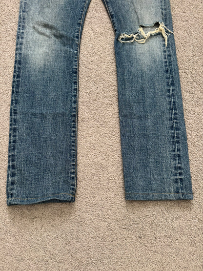SS16 Saint Laurent by Hedi Slimane Washed Selvedge D10 Denim Jeans