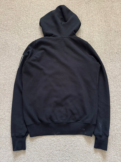 SS18 Rick Owens DRKSHDW Patched Jason Zip Up Hoodie