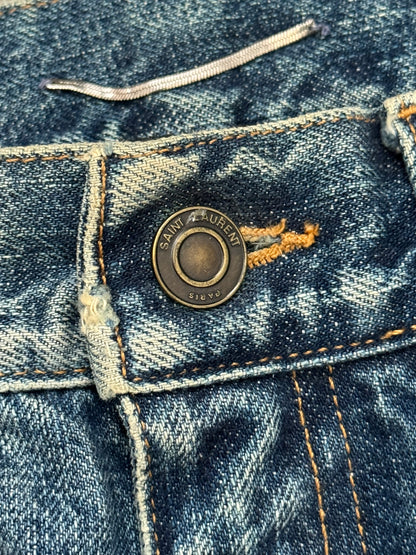SS16 Saint Laurent by Hedi Slimane Washed Selvedge D10 Denim Jeans