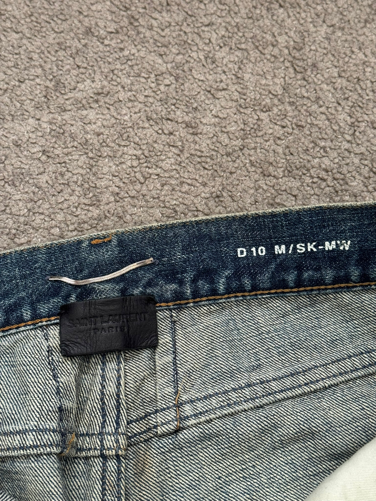 SS16 Saint Laurent by Hedi Slimane Washed Selvedge D10 Denim Jeans