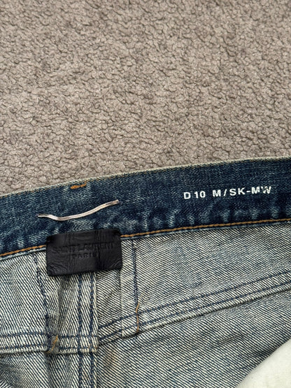 SS16 Saint Laurent by Hedi Slimane Washed Selvedge D10 Denim Jeans