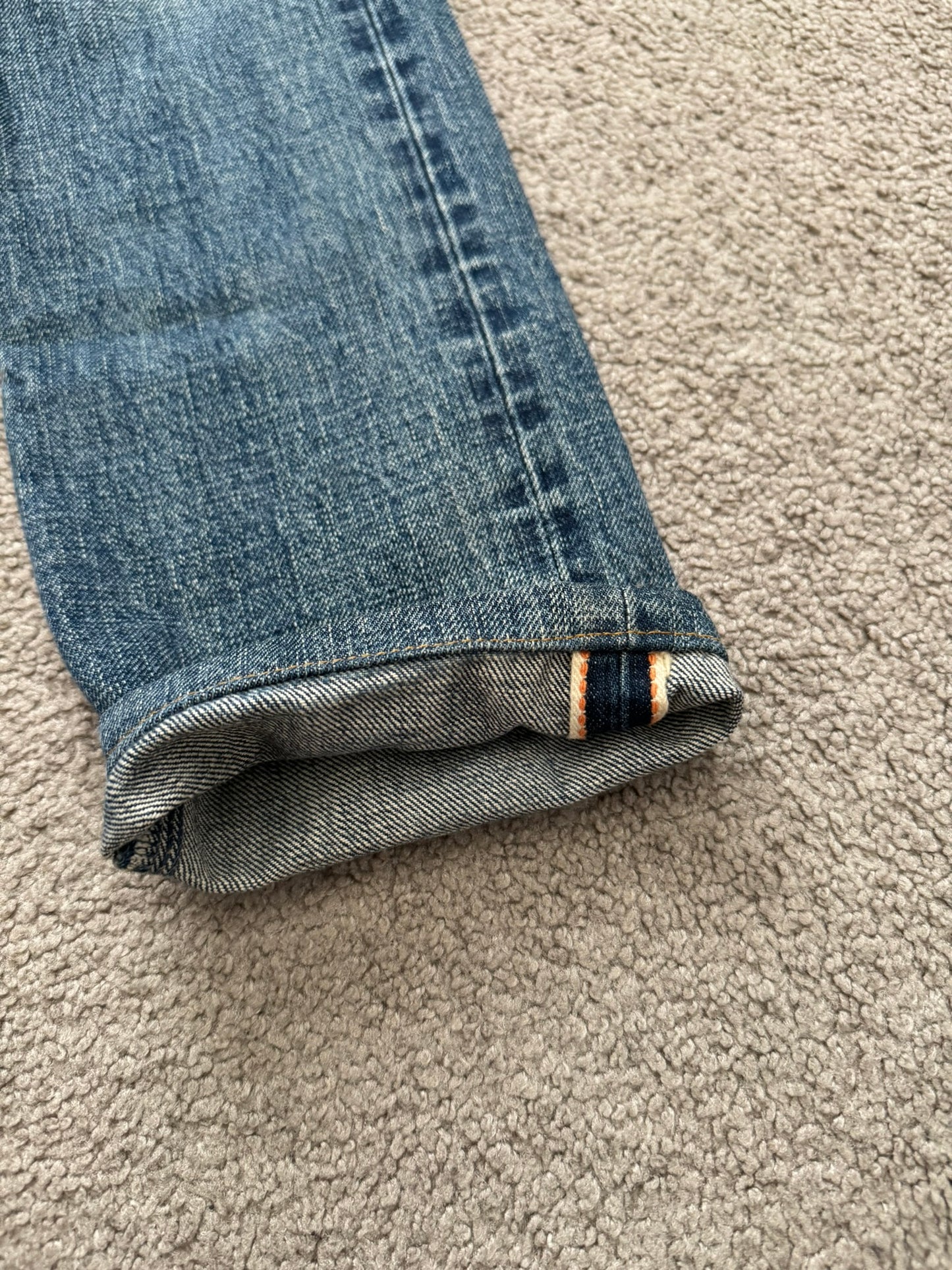 SS16 Saint Laurent by Hedi Slimane Washed Selvedge D10 Denim Jeans