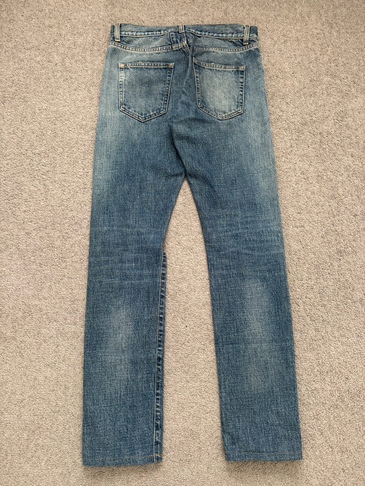 SS16 Saint Laurent by Hedi Slimane Washed Selvedge D10 Denim Jeans