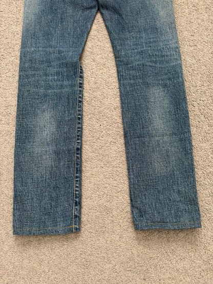 SS16 Saint Laurent by Hedi Slimane Washed Selvedge D10 Denim Jeans
