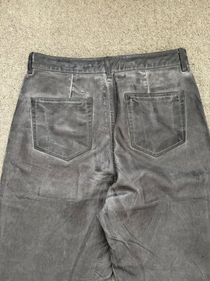 New SS25 Rick Owens DRKSHDW Waxed Dark Dust Geth Denim Jeans