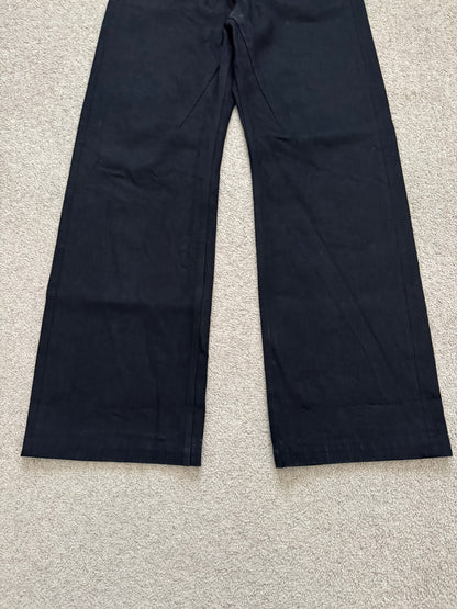 FW22 Rick Owens DRKSHDW MIJ Black Selvedge Geth Denim Jeans