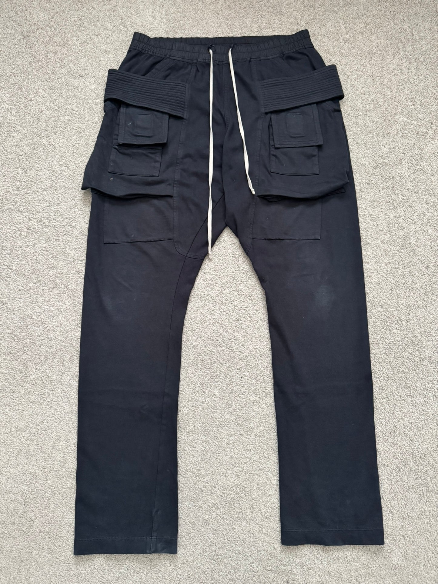FW19 Rick Owens DRKSHDW Black Creatch Cargo Pants