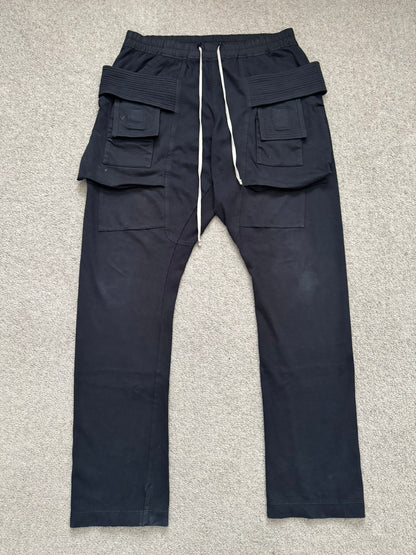 FW19 Rick Owens DRKSHDW Black Creatch Cargo Pants