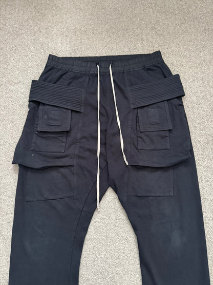 FW19 Rick Owens DRKSHDW Black Creatch Cargo Pants