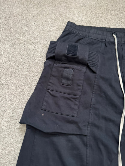FW19 Rick Owens DRKSHDW Black Creatch Cargo Pants