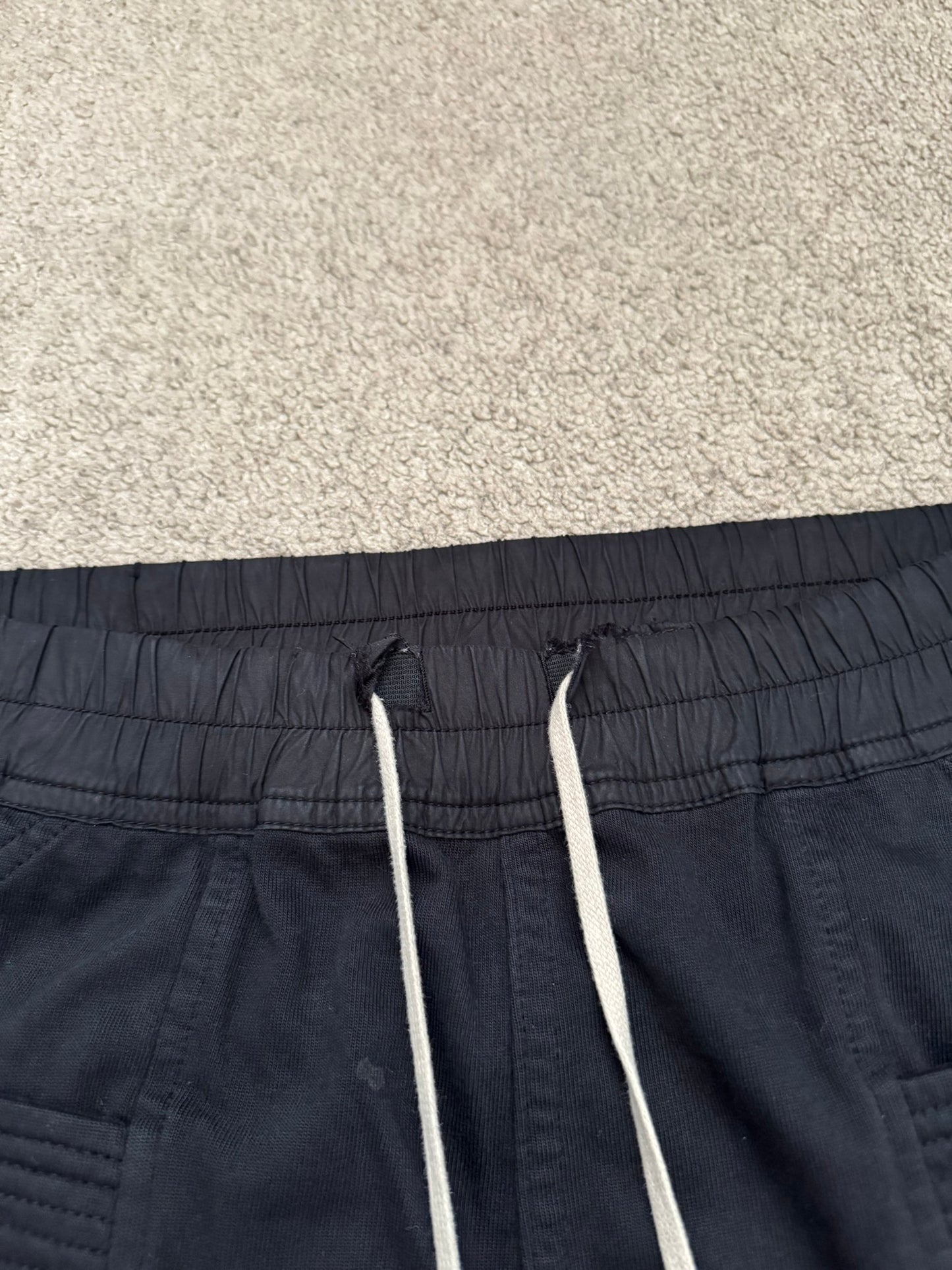 FW19 Rick Owens DRKSHDW Black Creatch Cargo Pants