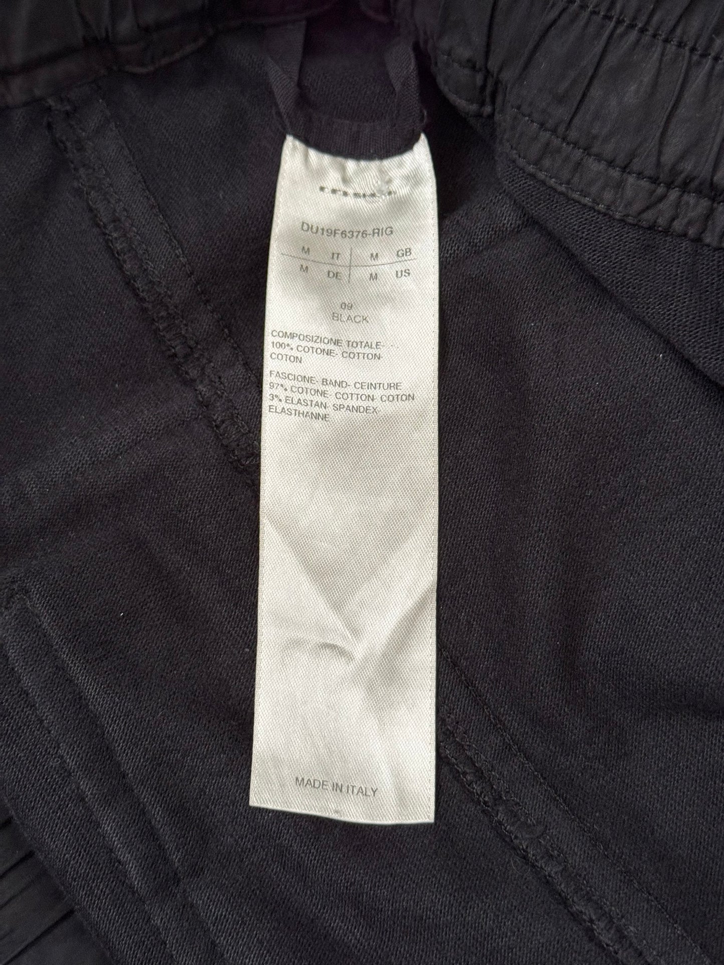 FW19 Rick Owens DRKSHDW Black Creatch Cargo Pants