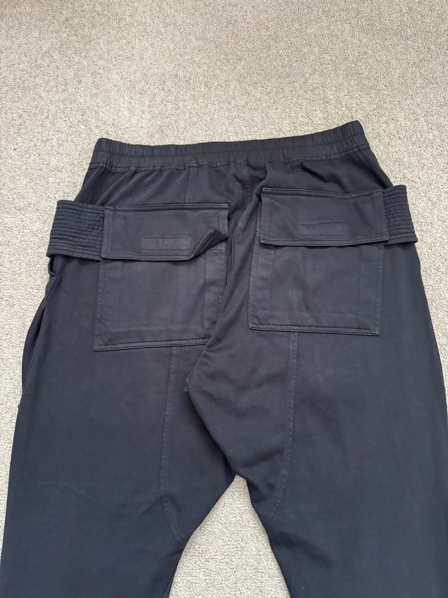 FW19 Rick Owens DRKSHDW Black Creatch Cargo Pants