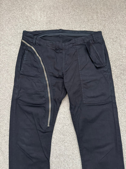 FW14 Rick Owens DRKSHDW "Moody" Black Aircut Denim Jeans