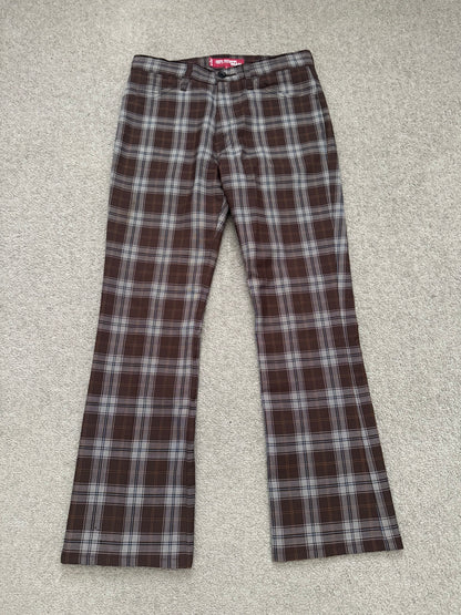 AW02 Junya Watanabe x Levis Plaid Bootcut Flared Pants