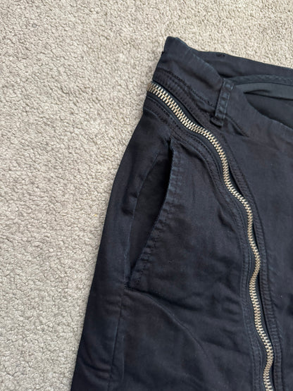 FW14 Rick Owens DRKSHDW "Moody" Black Aircut Denim Jeans