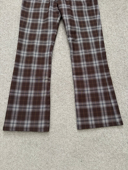 AW02 Junya Watanabe x Levis Plaid Bootcut Flared Pants