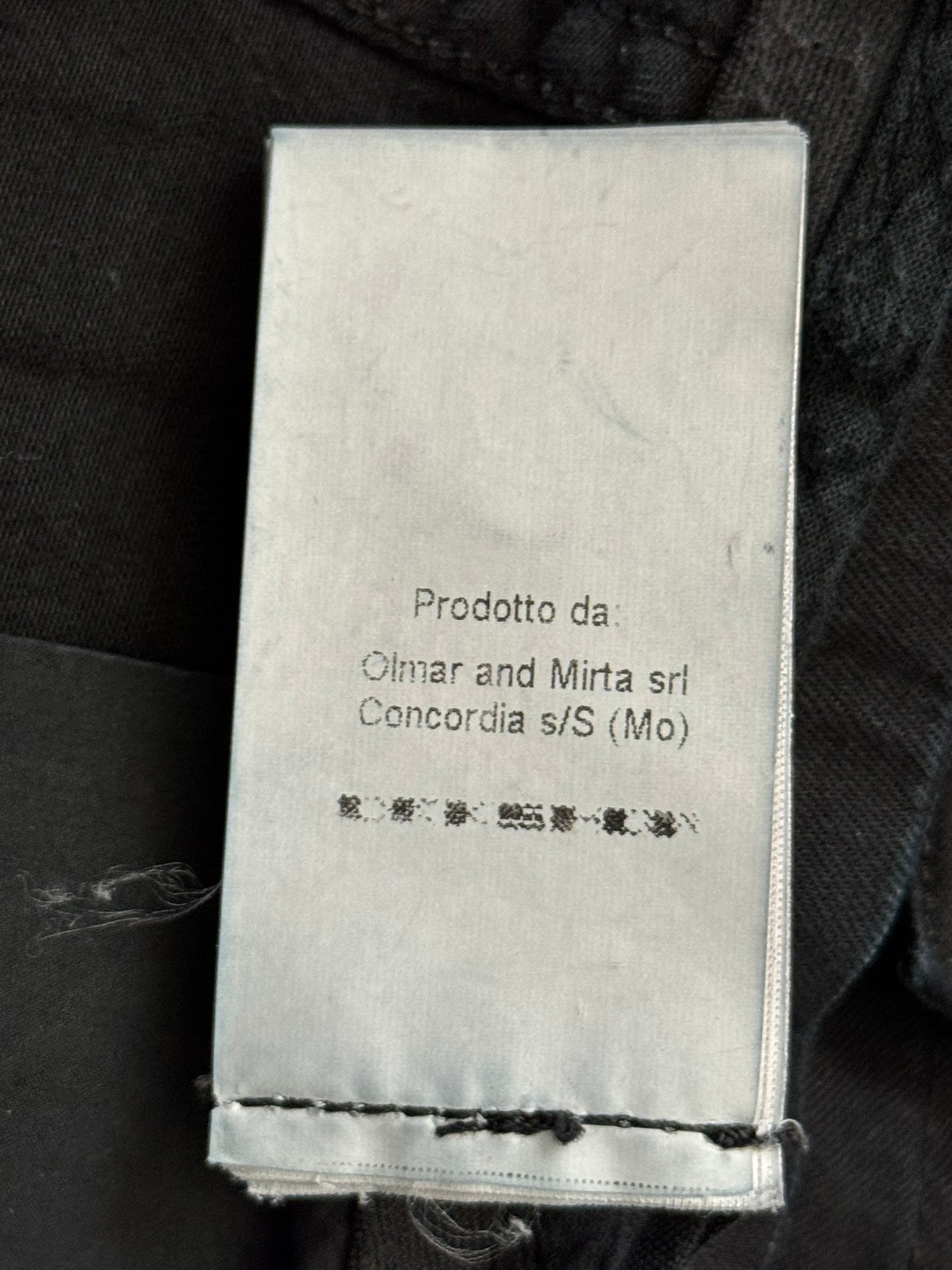 FW14 Rick Owens DRKSHDW "Moody" Black Aircut Denim Jeans