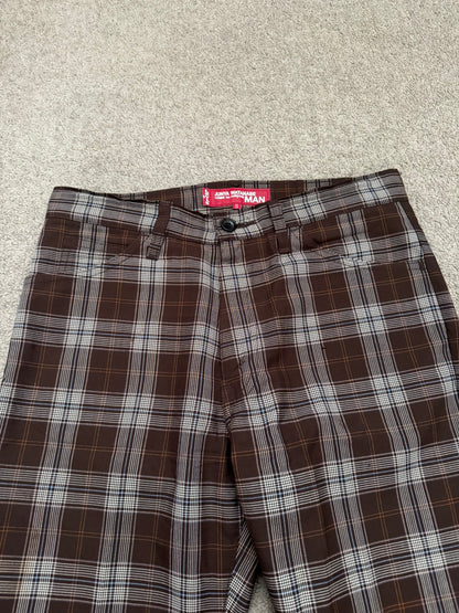 AW02 Junya Watanabe x Levis Plaid Bootcut Flared Pants