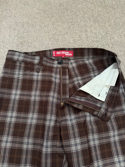 AW02 Junya Watanabe x Levis Plaid Bootcut Flared Pants