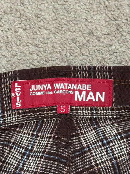 AW02 Junya Watanabe x Levis Plaid Bootcut Flared Pants