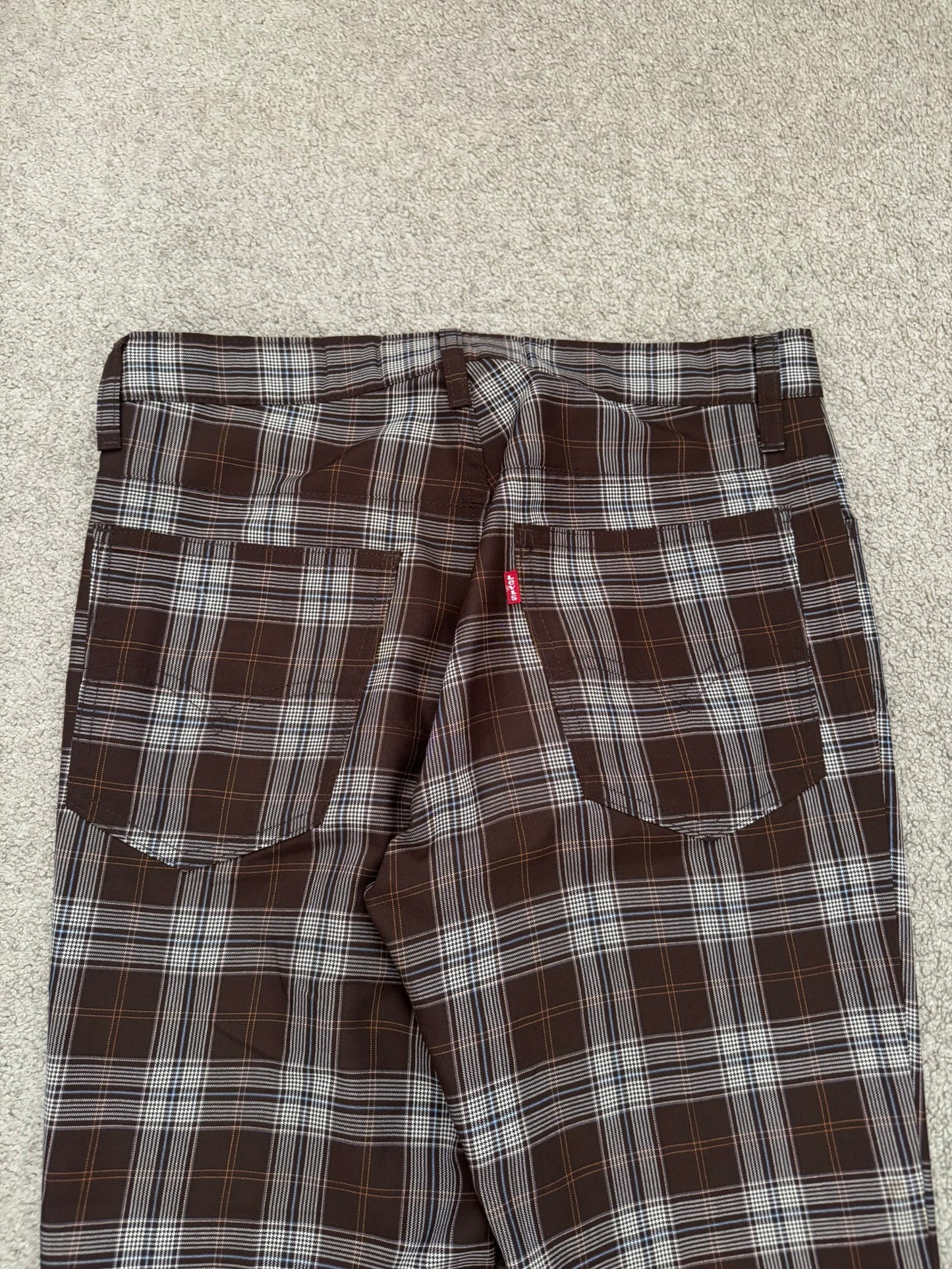 AW02 Junya Watanabe x Levis Plaid Bootcut Flared Pants