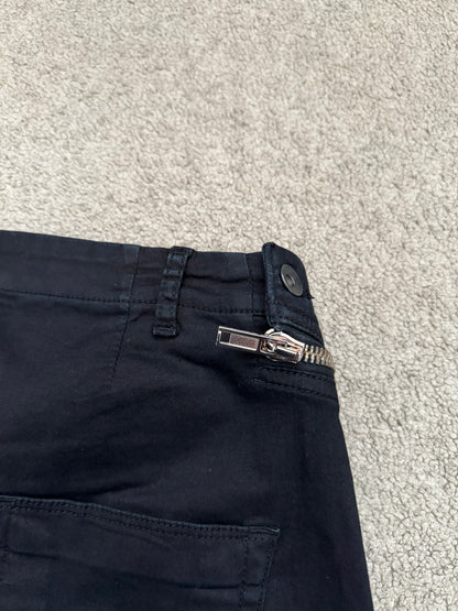 FW14 Rick Owens DRKSHDW "Moody" Black Aircut Denim Jeans