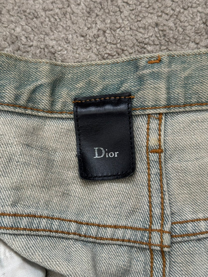 SS04 Dior Homme by Hedi Slimane “Bleu Claire” Waxed Denim Jeans