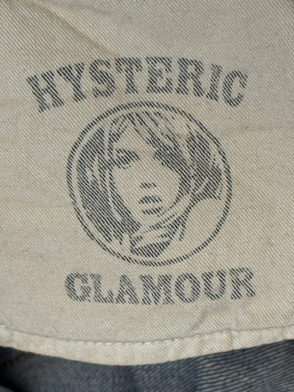 Hysteric Glamour Distressed Studded Painted Denim Jeans
