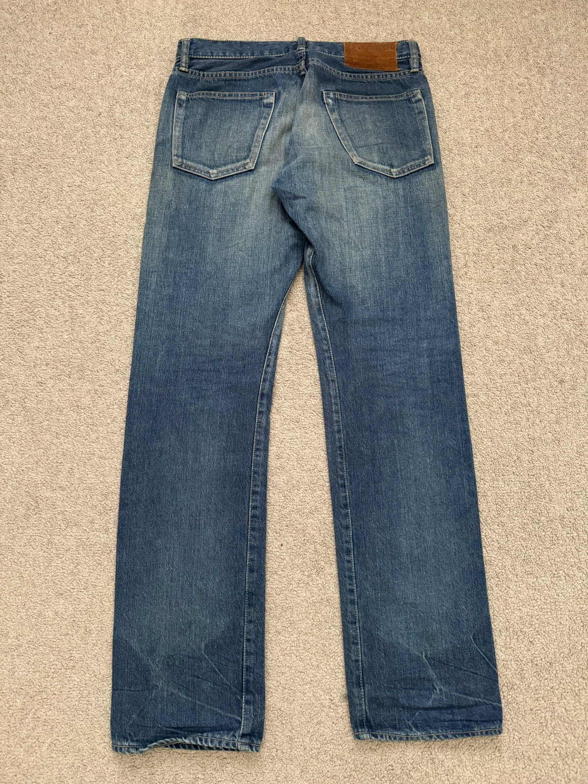 Hysteric Glamour Distressed Studded Painted Denim Jeans