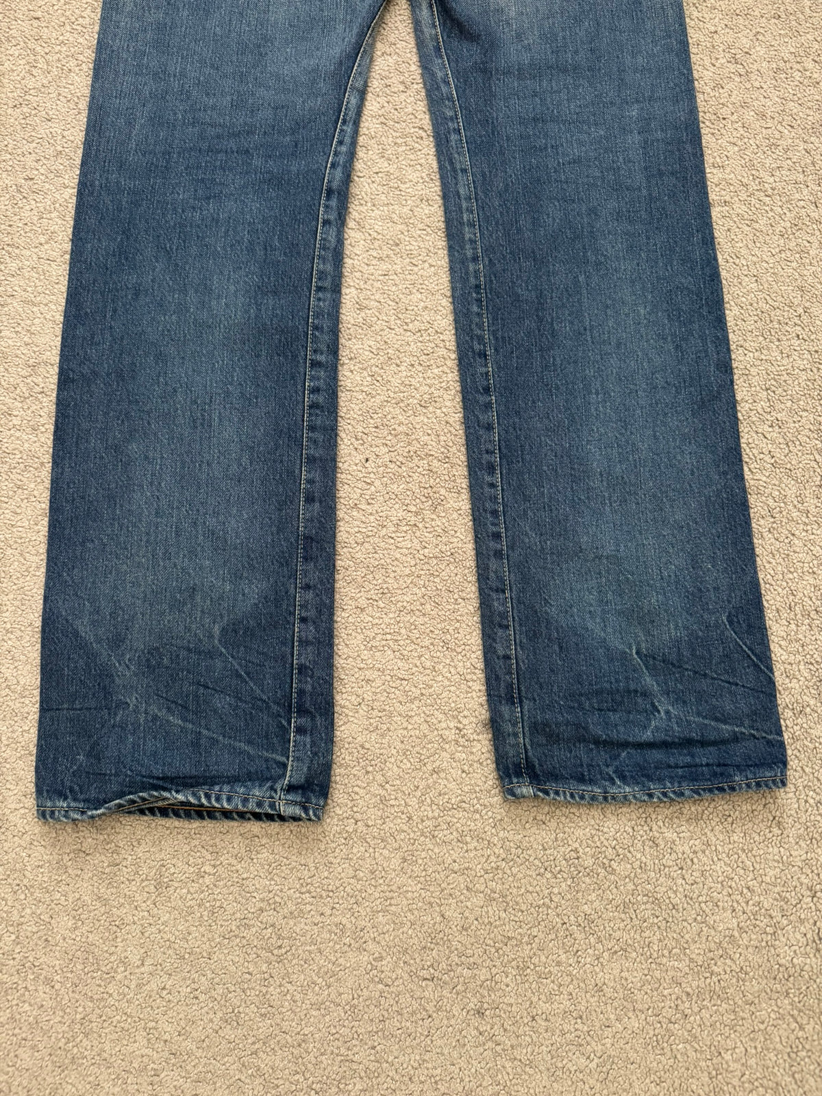 Hysteric Glamour Distressed Studded Painted Denim Jeans