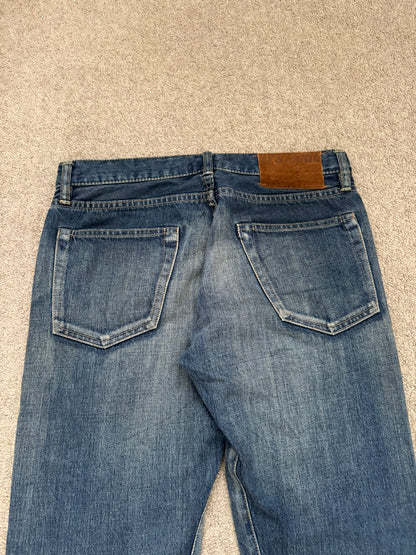 Hysteric Glamour Distressed Studded Painted Denim Jeans