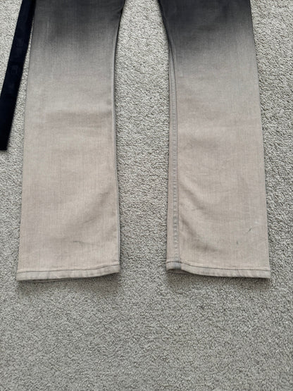 FW23 Rick Owens DRKSHDW Pearl Degrade Detroit Cut Denim Jeans