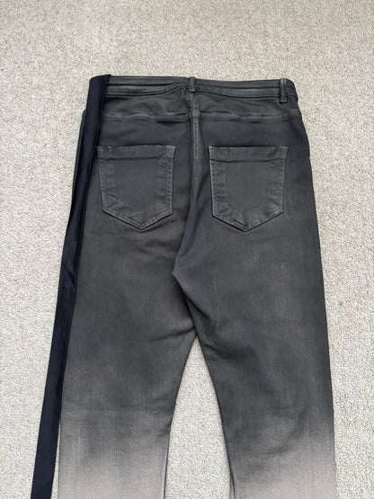 FW23 Rick Owens DRKSHDW Pearl Degrade Detroit Cut Denim Jeans