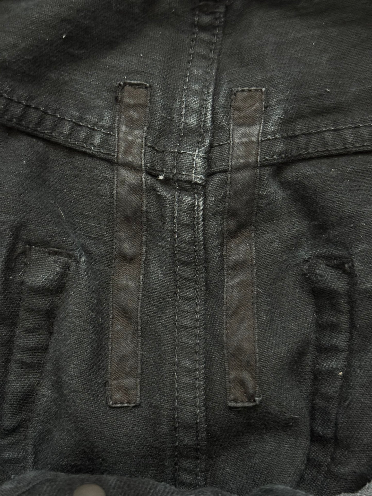 SS11 Rick Owens DRKSHDW Anthem Faded Gradient Detroit Cut Denim Jeans