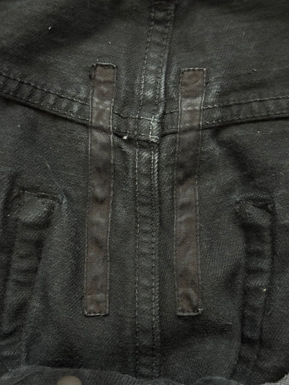 SS11 Rick Owens DRKSHDW Anthem Faded Gradient Detroit Cut Denim Jeans