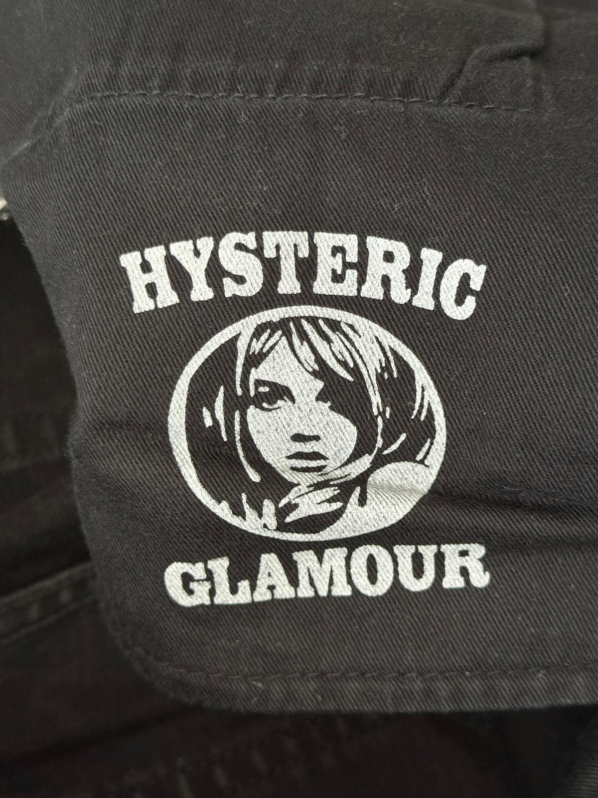 Hysteric Glamour Distressed Patch Studded Black Denim Jeans