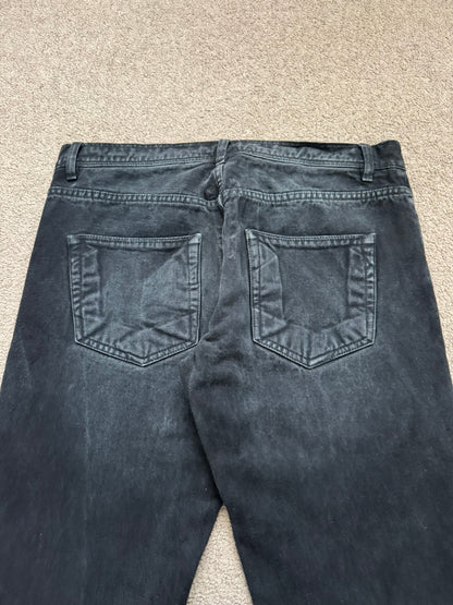 SS11 Rick Owens DRKSHDW Anthem Faded Gradient Detroit Cut Denim Jeans