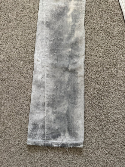 SS06 Dior Homme by Hedi Slimane "Dirty Snow" Denim Jeans